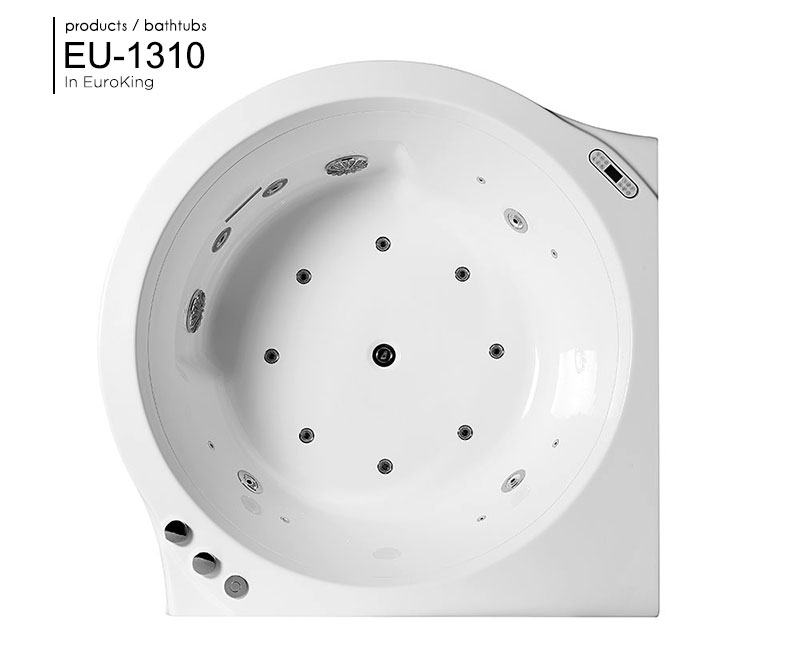 Bồn tắm góc massage Euroking EU-1310 độ bền cao