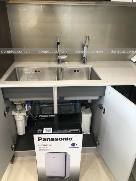 Hình ảnh lắp đặt thực tế máy lọc nước Panasonic
